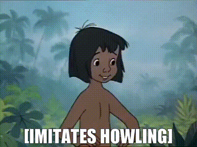 YARN | [Imitates howling] | The Jungle Book (1967) | Video gifs by quotes |  6cc72cde | 紗