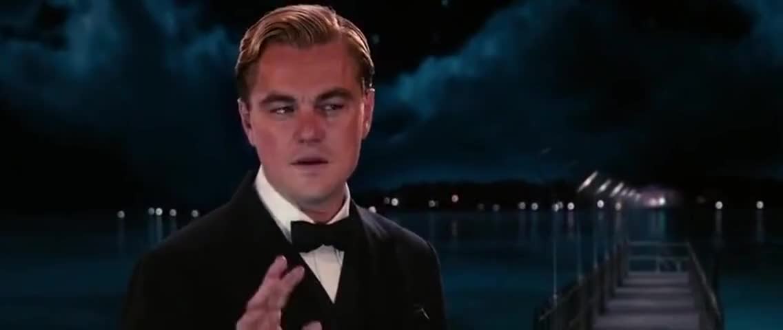 The Great Gatsby (2013) clip with quote I waited. 