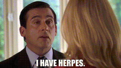 YARN | I have herpes. | The Office (2005) - S07E04 Sex Ed | Video gifs by quotes | 6dc5ba10 | 紗