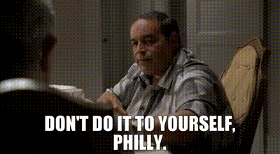 YARN | Don't do it to yourself, Philly. | The Sopranos (1999) - S06E03  Drama | Video clips by quotes | 6e77951b | 紗