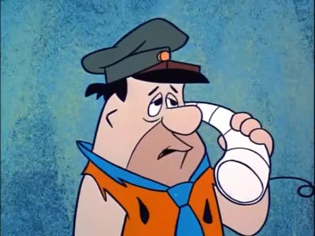 Fred Flintstone speaking.