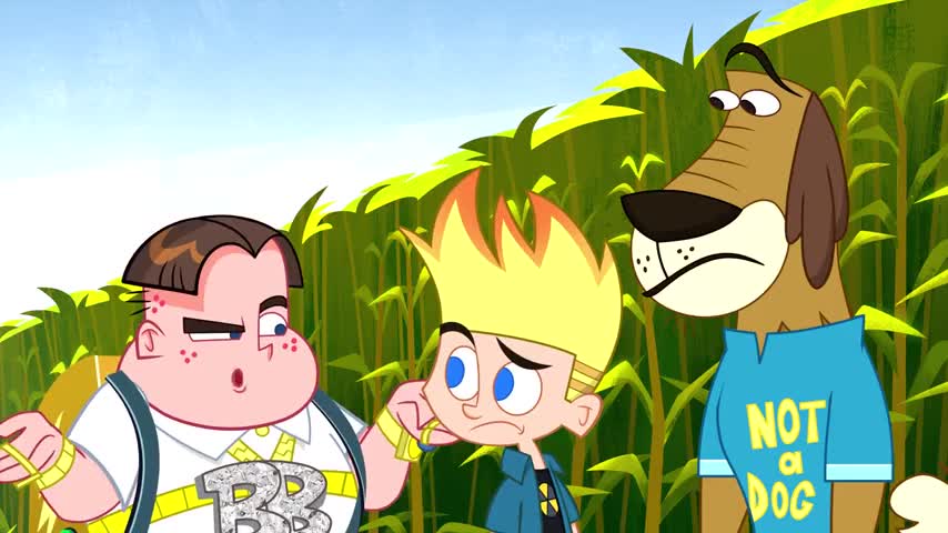 YARN | that was really four feet in front of them? | Johnny Test (2021) -  S01E17 Johnny's Mazed and Confused | Video gifs by quotes | 70095833 | 紗