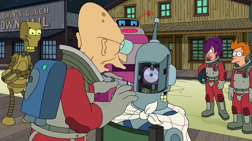 Gadzooks! Bender's hard drive no longer contains any of his old memories!