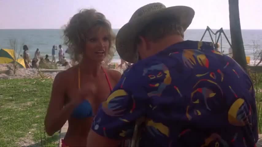 Summer Rental (1985) Romance clip with quote Impose! 