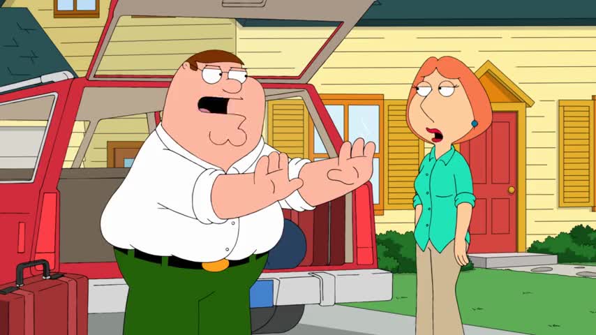 Stop it right there, Lois. This is Family Guy.