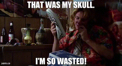 YARN | That was my skull. I'm so wasted! | Fast Times at Ridgemont High  (1982) | Video gifs by quotes | 782a643a | 紗