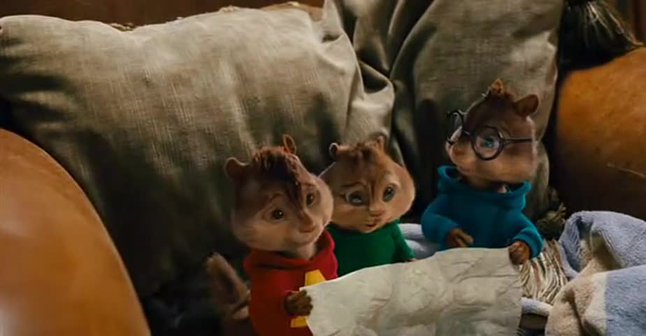 YARN | I guess he reaIIy does want us to go. | Alvin and the Chipmunks |  Video clips by quotes | 78570904 | 紗