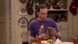 Joe may be sloppy but Sheldon's not.