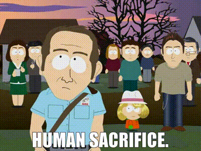 YARN | human sacrifice. | South Park (1997) - S12E02 Comedy | Video clips  by quotes | 7bd483d7 | 紗