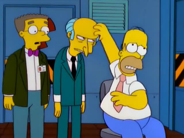 YARN | Bald. Liver spot. Liver spot. | The Simpsons (1989) - S11E06 ...