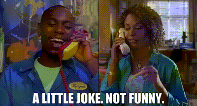 YARN | A little joke. Not funny. | Half Baked (1998) | Video gifs by quotes  | 80866158 | 紗
