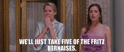 YARN | We'll just take five of the Fritz Bernaises. | Bridesmaids (2011) |  Video gifs by quotes | 80bc837f | 紗