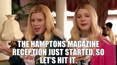 YARN, The Hamptons Magazine reception just started, so let's hit it., White  Chicks (2004), Video clips by quotes, 8212d5af