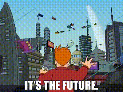 YARN, It's the future., Futurama (1999) - S01E01