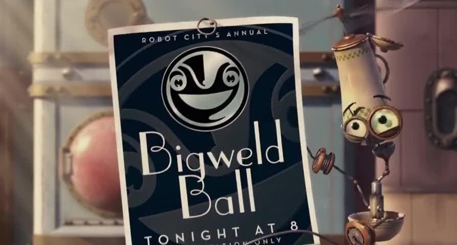 Robots clip with quote Of course, the Bigweld Ball. 