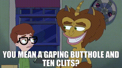 YARN, You mean a gaping butthole and ten clits?, Big Mouth (2017) -  S01E05 Girls Are Horny Too, Video clips by quotes, 839953e2