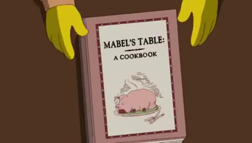 MARGE: Ooh, a cookbook.