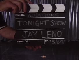 Tonight Show auditions. First up, Jay Leno.