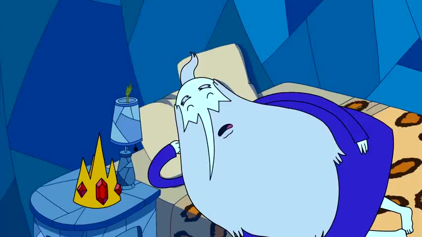 ICE KING: [SNORING] Huh?! What was that?!