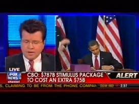 Clip thumbnail for 'hundred eighty seven billion dollar economic stimulus package last year well it turned out to be a little bit more than that and it will likely be a lot more than that about seventy five million dollars more than that the