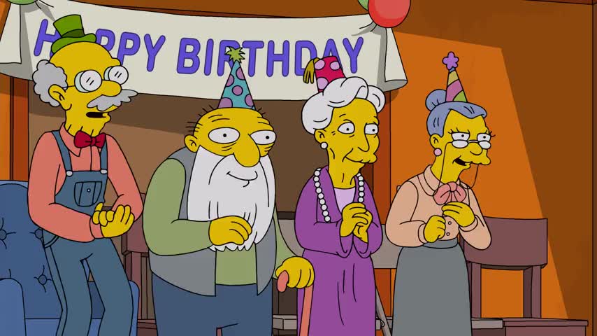 YARN ♪ Happy birthday to you ♪ The Simpsons (1989) - S29E05 Video clips by quotes...