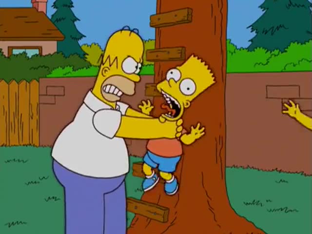 Stop it, Homer! There's only one way to settle this.
