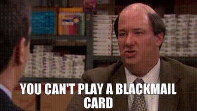 YARN | You can't play a blackmail card | The Office (2005) - S07E19 Garage  Sale | Video gifs by quotes | 88cfc8e3 | 紗