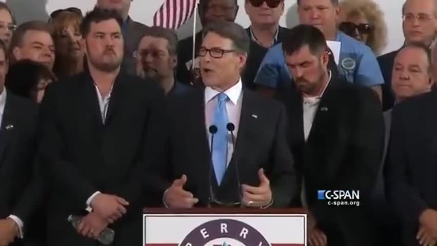Quiz for What line is next for "Rick Perry Presidential Announcement Speech"? screenshot
