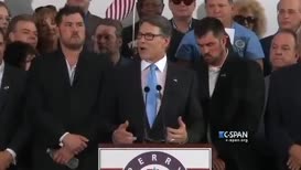 Quiz for What line is next for "Rick Perry Presidential Announcement Speech"?