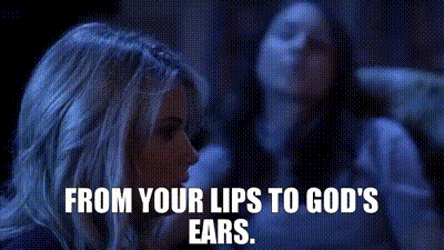 YARN | From your lips to God&amp;#39;s ears. | Pretty Little Liars (2010) - S05E01  Mystery | Video gifs by quotes | 8a349c8d | 紗