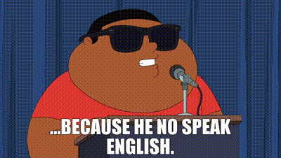Yarn Because He No Speak English The Cleveland Show 09 S01e06 Ladies Night Video Gifs By Quotes 8d09c39f 紗
