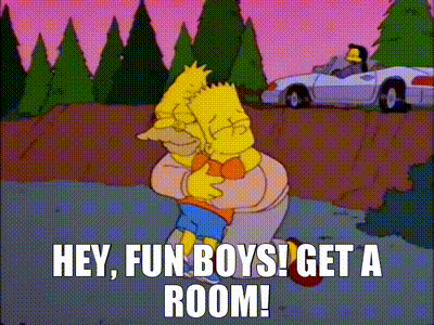 YARN | Hey, fun boys! Get a room! | The Simpsons (1989) - S07E22 Comedy |  Video clips by quotes | 8d688edd | 紗