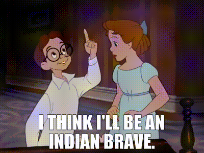 YARN | I think I'll be an Indian brave. | Peter Pan (1953) | Video gifs by  quotes | 8efe1608 | 紗