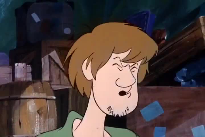 Zoinks! lt's that goony ghost again! Let's get--