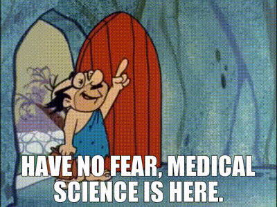 YARN | Have no fear, medical science is here. | The Flintstones (1960) -  S01E05 Comedy | Video clips by quotes | 8f2538f1 | 紗