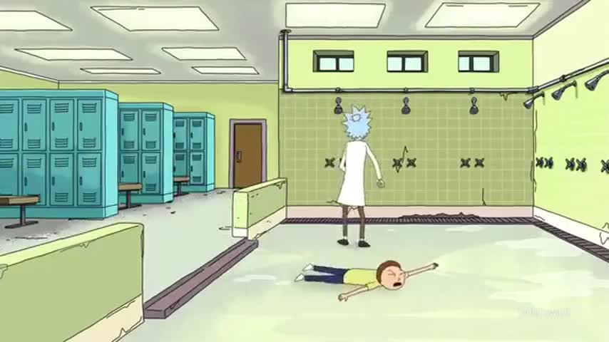 Take a shower with me, Morty.