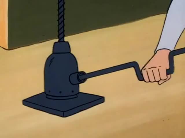 Clip image for '-That's it, no more jack. -He still can't reach it.