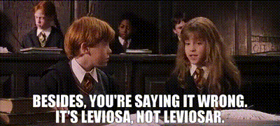 YARN | Besides, you're saying it wrong. It's Leviosa, not Leviosar. | Harry  Potter and the Sorcerer's Stone (2001) | Video clips by quotes | 925e6b80 |  紗