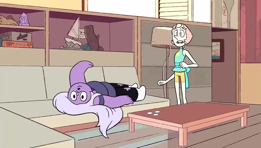 Steven: Amethyst! Pearl! We need to snake-proof the house!