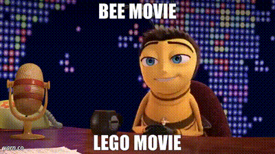 YARN | bee movie lego movie | Bee Movie (2007) | Video clips by quotes |  95b3a6a7 | 紗