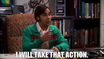 YARN | I will take that action. | The Big Bang Theory (2007) - S05E14 The  Beta Test Initiation | Video gifs by quotes | 9649e899 | 紗