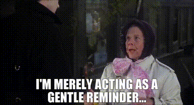 YARN, I'm merely acting as a gentle reminder, Harold and Maude, Video  gifs by quotes, 99198625