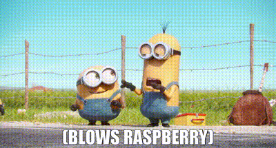 YARN | (BLOWS RASPBERRY) | Minions (2015) | Video clips by quotes |  9970e77f | 紗