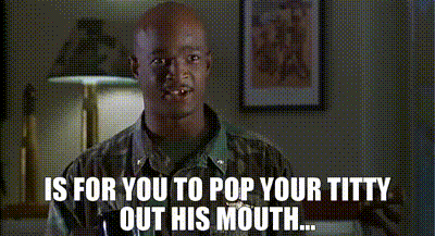 YARN, Pop your titty out his mouth, Major Payne (1995), Video clips  by quotes, a57eaf56