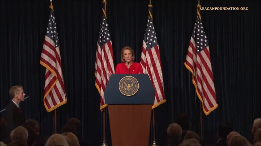 Quiz for What line is next for "Carly's speech at The Reagan Library"? screenshot