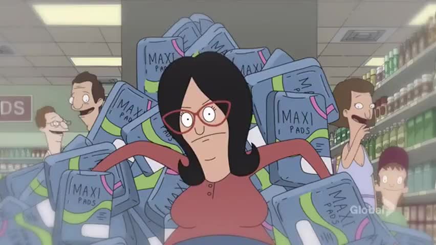 Lin, you fell into a pile of maxi pads, and you farted.