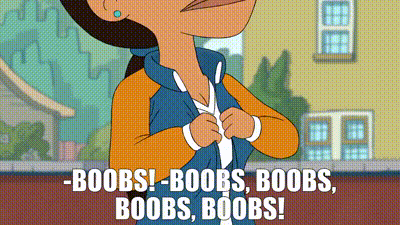 YARN, -Boobs! -Boobs, boobs, boobs, boobs!, Big Mouth (2017) - S03E02  Girls Are Angry Too, Video gifs by quotes, a14938d9