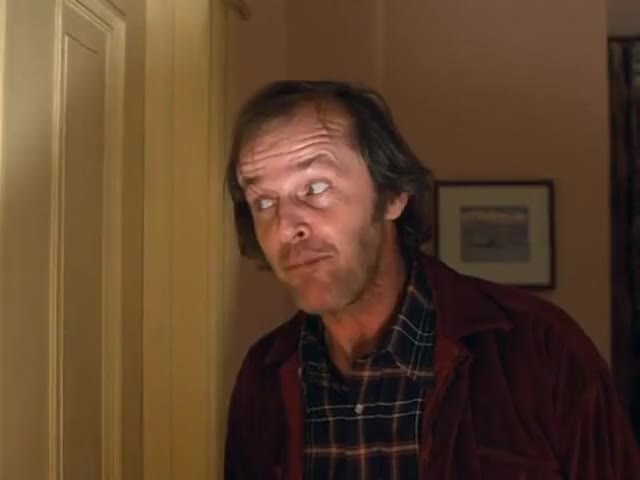 YARN | Not by the hair on your chinny-chin-chin? | The Shining (1980