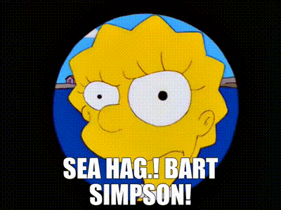 YARN, - Sea hag.! - Bart Simpson!, The Simpsons (1989) - S10E20 Comedy, Video clips by quotes, a72d6950