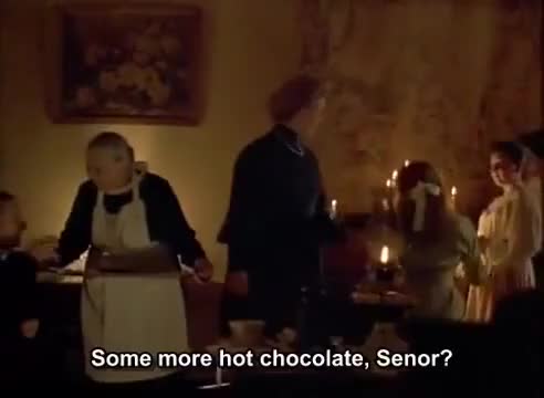 Some more hot chocolate, Senor?